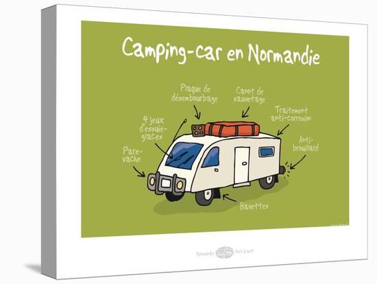 Heula. Camping-car normand-Sylvain Bichicchi-Stretched Canvas