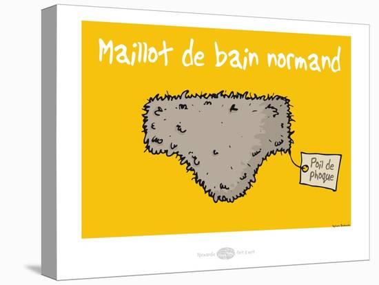 Heula. Maillot de bain normand-Sylvain Bichicchi-Stretched Canvas
