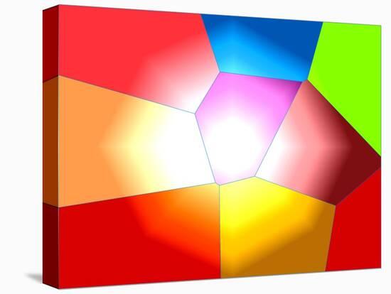 Hexagonal Illumination-Ruth Palmer 3-Stretched Canvas