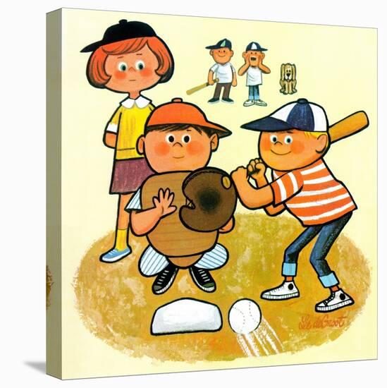 Hey Batter! - Jack & Jill-Lee deGroot-Premier Image Canvas