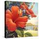 Hibiscus Beach Day-Kerne Erickson-Stretched Canvas