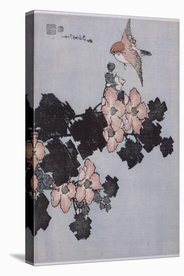 Hibiscus et moineau-Katsushika Hokusai-Premier Image Canvas