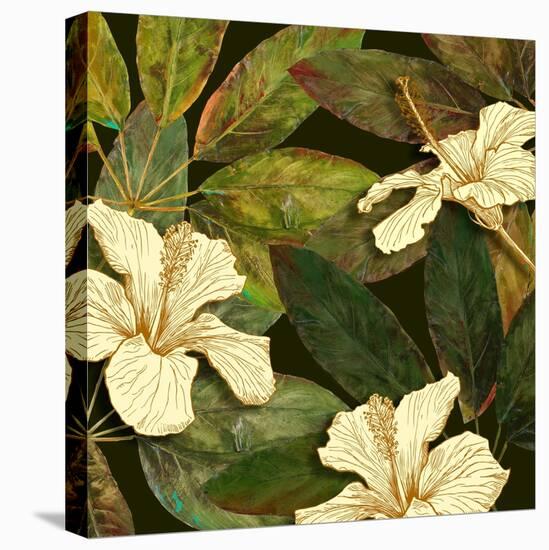 Hibiscus Leaves I-Patricia Pinto-Stretched Canvas