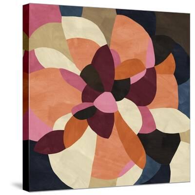 'Hidden Floral Thrive' Stretched Canvas Print Maja Gunnarsdottir