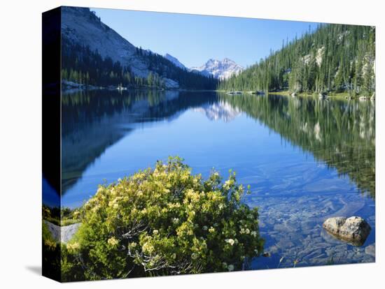 Hidden Lake, Glens Peak, Sawtooth Mountains, Sawtooth National Reservation Area, Idaho, USA-Scott T^ Smith-Premier Image Canvas