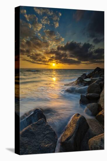 Hidden Stairs to the Beach in Carlsbad, Ca-Andrew Shoemaker-Premier Image Canvas