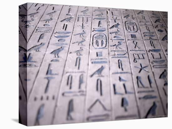 Hieroglyphics in the Interior of the Pyramid of Unas, Sakkara (Saqqarah), Egypt, Africa-Richard Ashworth-Premier Image Canvas