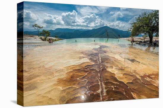 Hierve El Agua, Natural Rock Formations in the Mexican State of Oaxaca-javarman-Premier Image Canvas