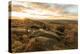 Higger Tor, Carl Wark Hill Fort and Hathersage Moor, sunrise in autumn, Peak District National Park-Eleanor Scriven-Premier Image Canvas