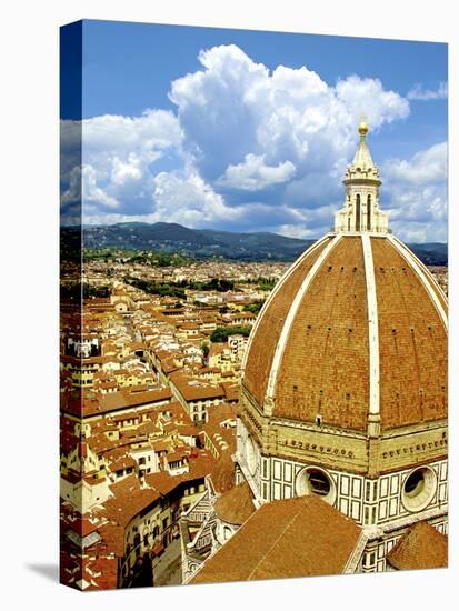 High Angle View of a Cathedral, Duomo Santa Maria Del Fiore, Florence, Tuscany, Italy-Miva Stock-Premier Image Canvas