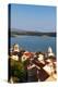 High Angle View of a Cathedral in a Town on the Coast, Sibenik Cathedral, Sibenik, Dalmatia-null-Premier Image Canvas
