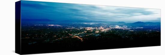 High Angle View of a City, Roanoke, Virginia, USA-null-Premier Image Canvas