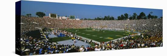 High Angle View of a Football Stadium Full of Spectators, the Rose Bowl, Pasadena-null-Premier Image Canvas