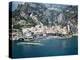 High Angle View of a Town, Amalfi, Atrani, Amalfi Coast, Salerno, Campania, Italy-null-Premier Image Canvas