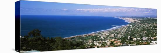 High angle view of city at the waterfront, La Jolla, San Diego, California, USA-null-Premier Image Canvas