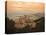 High Angle View of Malaga Cityscape with Bullring and Docks, Andalusia, Spain, Europe-Ian Egner-Premier Image Canvas