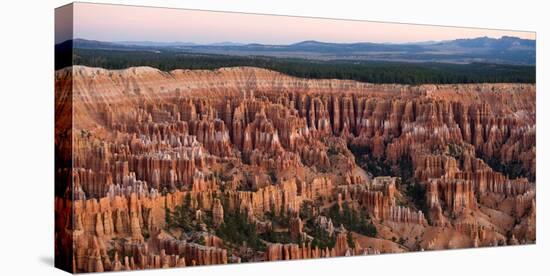 High Angle View of Rock Formations, Bryce Canyon, Bryce Canyon National Park, Utah, USA-null-Premier Image Canvas