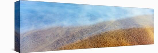 High Angle View of Waves on the Beach, Playas De Rosarito, Baja California Sur, Mexico-null-Stretched Canvas