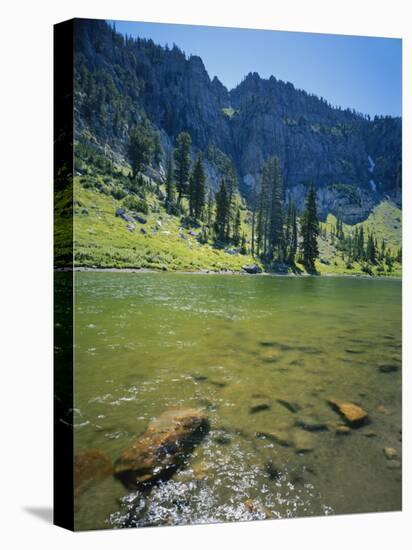 High Creek Lake and Bear River Range, Mount Naomi Wilderness, Wasatch-Cache National Forest, Utah,-Scott T^ Smith-Premier Image Canvas