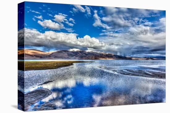 High Dynamic Range Image (Hdr) of Himalayan Mountain Lake in Himalayas Tso Moriri, Korzok, Changtha-f9photos-Premier Image Canvas