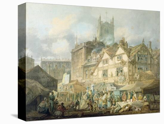 High Green, Queen Square, Wolverhampton, 1795-J. M. W. Turner-Premier Image Canvas
