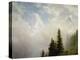 High in the Mountains-Albert Bierstadt-Premier Image Canvas