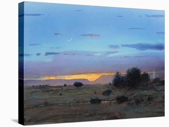 High Mesa Rainstorm-Tom Perkinson-Stretched Canvas