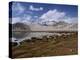 High Mountain Lake and Mountain Peaks, Beside the Karakoram Highway, China-Alison Wright-Premier Image Canvas