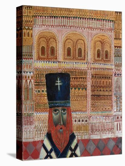 High Priest, 1969 (Oil & Gold Leaf on Canvas)-Tamas Galambos-Premier Image Canvas