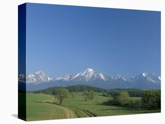 High Tatra Mountains from Near Poprad, Slovakia-Upperhall-Premier Image Canvas