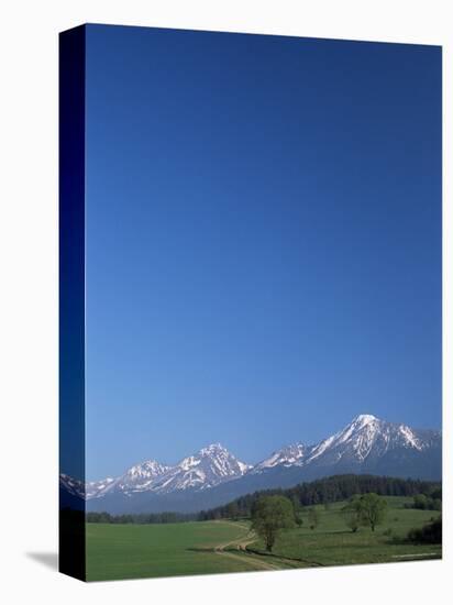 High Tatra Mountains from Near Poprad, Slovakia-Upperhall-Premier Image Canvas