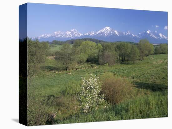 High Tatra Mountains from Near Poprad, Slovakia-Upperhall-Premier Image Canvas