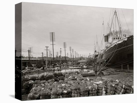 High Water at New Orleans, La., Levee, March 21, 1903-null-Stretched Canvas