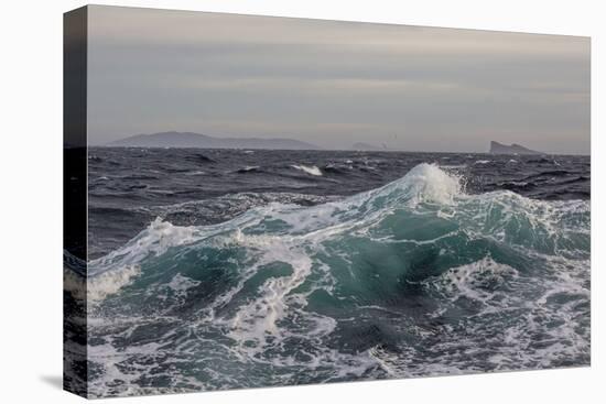 High Winds and Heavy Seas on Approach to the New Island Nature Reserve, Falkland Islands-Michael Nolan-Premier Image Canvas