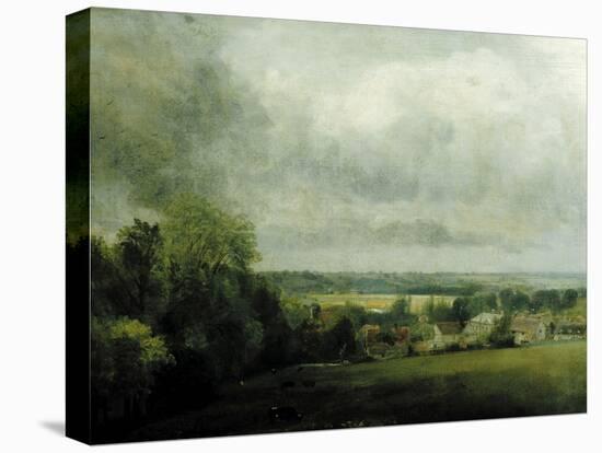 Higham Village am Flusse Stour, c.1804-John Constable-Premier Image Canvas