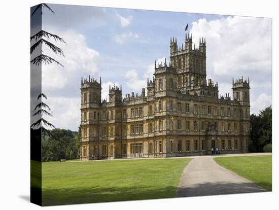 Highclere Castle, Home of Earl of Carnarvon, Location for BBC's Downton Abbey, Hampshire, England-James Emmerson-Premier Image Canvas