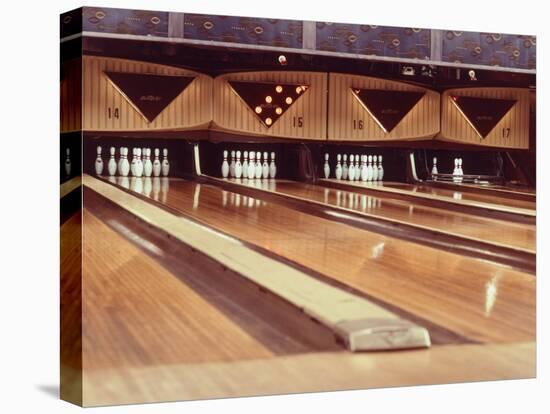 Highly Polished Bowling Lanes-null-Premier Image Canvas