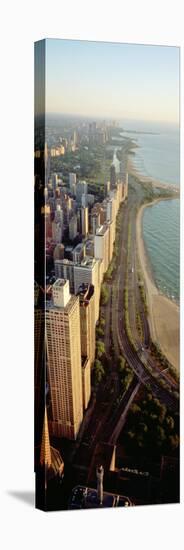 Highway along a Lake, Lake Shore Drive, Chicago, Illinois, USA-null-Premier Image Canvas