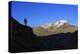 Hiker Admires the View of Alpi Graie (Graian Alps) Landscape, Gran Paradiso National Park, Italy-Roberto Moiola-Premier Image Canvas