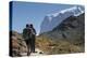 Hiker, Breithorn, Gornergrat, Valais, Switzerland-Rainer Mirau-Premier Image Canvas