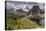 Hiker on the Nub, Mt. Assiniboine Provincial Park, Canada (MR)-Howie Garber-Premier Image Canvas