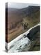 Hikers on Stanage Edge, Hathersage, Derbyshire, 1964-Michael Walters-Premier Image Canvas