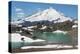 Hikers relaxing at Goat Lake on Ptarmigan Ridge. Mount Baker Wilderness, Washington State-Alan Majchrowicz-Premier Image Canvas