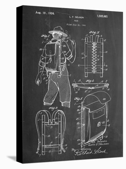 Hiking And Camping Backpack Patent-null-Stretched Canvas