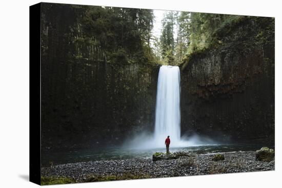 Hiking At Abiqua Falls. Willamette Valley, Oregon-Justin Bailie-Premier Image Canvas