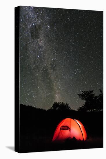 Hilleberg Tent under the Night Sky, Patagonia, Aysen, Chile-Fredrik Norrsell-Premier Image Canvas