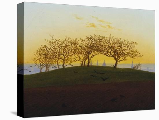 Hills and Ploughed Fields Near Dresden, about 1824-Caspar David Friedrich-Premier Image Canvas