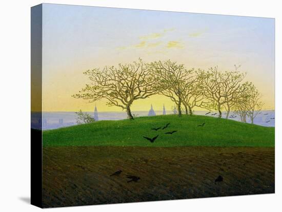 Hills and Ploughed Fields Near Dresden-Caspar David Friedrich-Premier Image Canvas