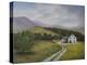 Hillside Barn - Rural-Bill Philip-Stretched Canvas