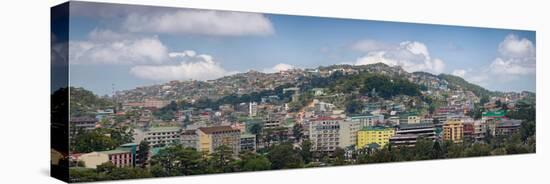 Hillside houses in Baguio City, Luzon, Philippines-null-Premier Image Canvas